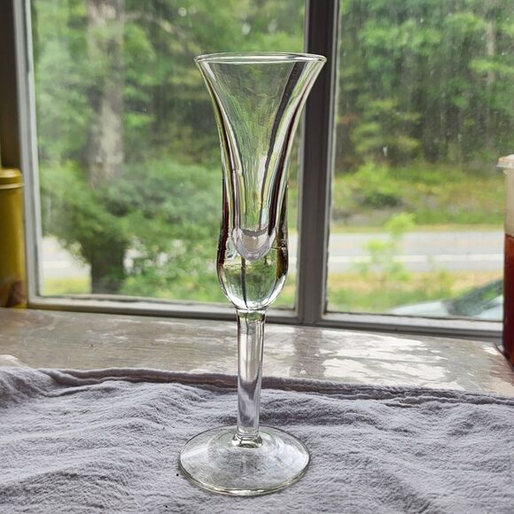 Set of 4 Vintage MCM Danish HOLMEGAARD Aperitif Cordial Glasses 5.75" H - Picture 9 of 12